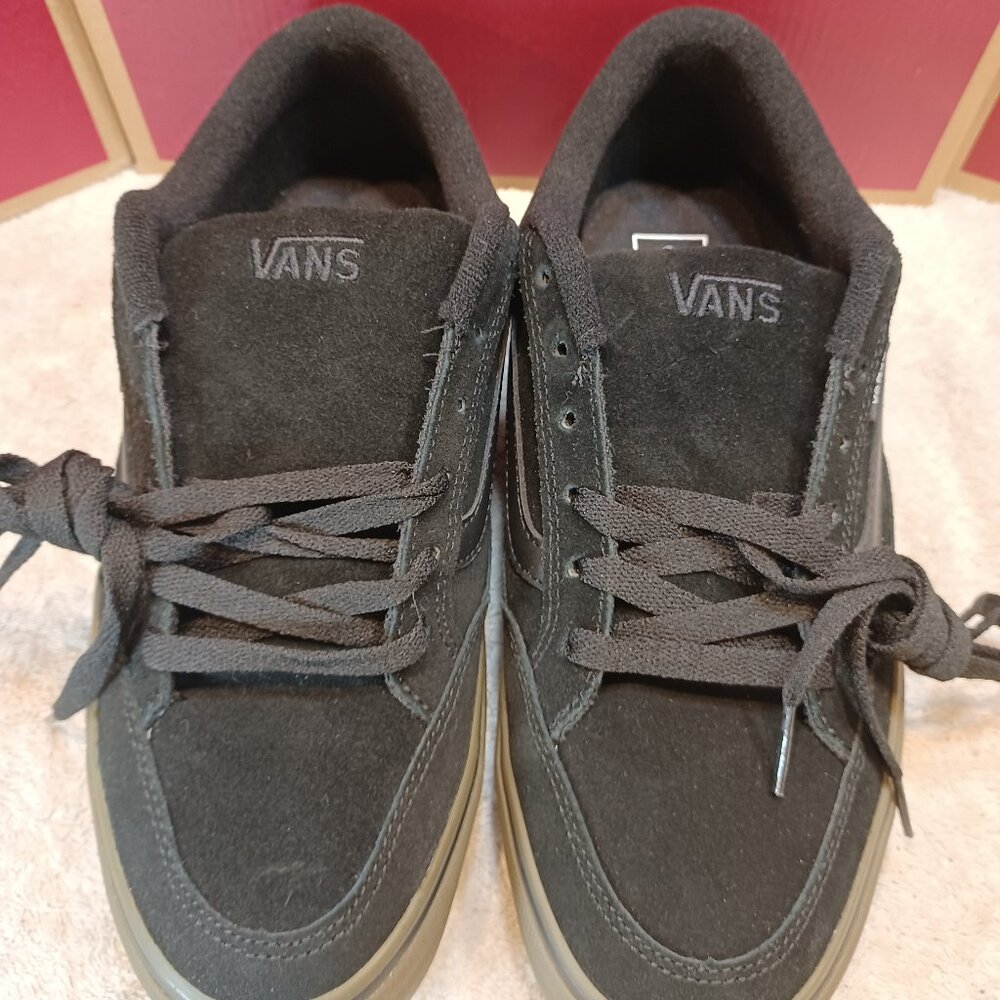 Vans Men's 9.5/Women's 11 Bearcat Black/Dark Gum VN000DT239L New - Picture 8 of 12